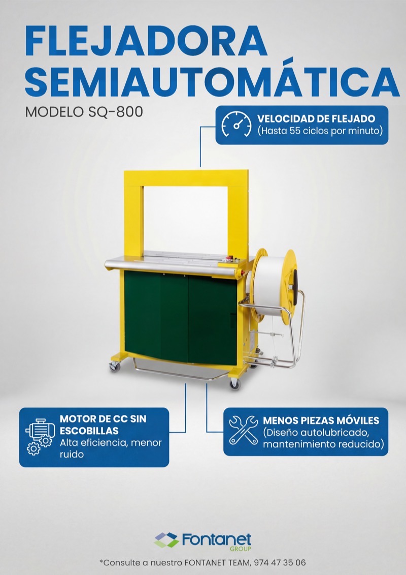 Flejadora Semiautomática SQ-800